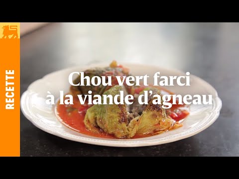 chou-vert-farci-à-la-viande-d’agneau