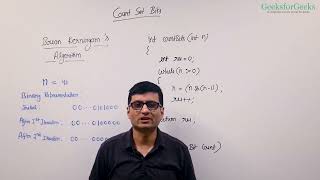 07.Count set bits simplified - Easy steps for beginners