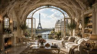 Soft music for focus | Relaxing Study Ambience | Hidden Cave Library in Paris  screenshot 3
