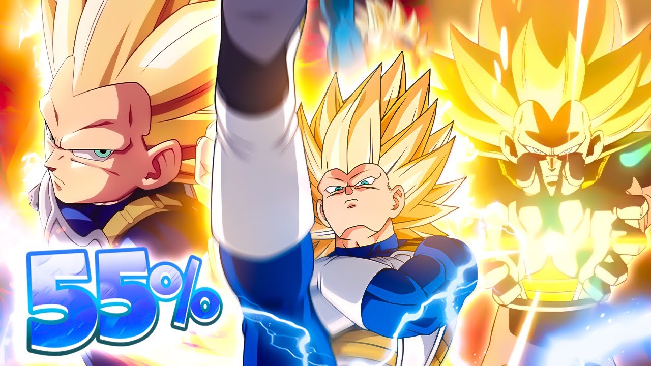 HAHAHA BETTER THAN SSJ4 GOKU?! LR TEQ SSJ3 Daima Vegeta 55% First Look | Dragon Ball Z Dokkan Battle