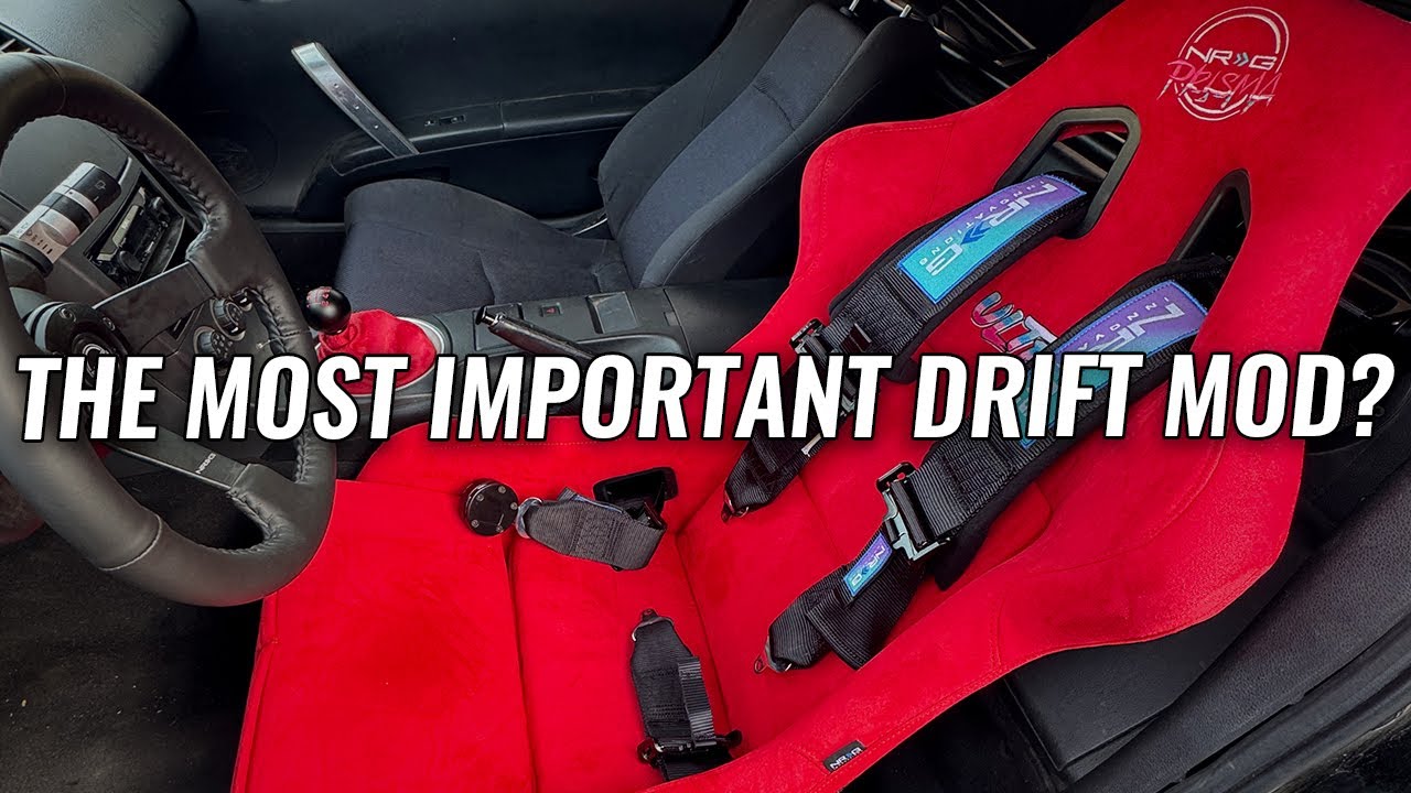 The 350Z drift car gets SERIOUS interior upgrades!