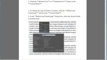 Add Bullets and Numbering in Adobe Illustrator