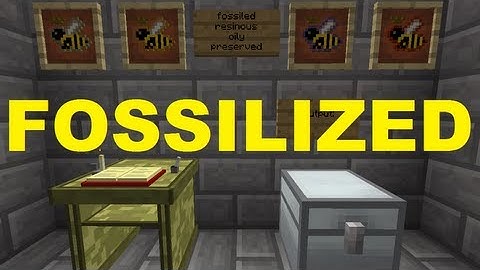 Minecraft Bee Breeding Guide ep 35 Fossilized Branch