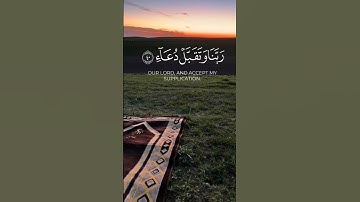 سورة إبراهيم الآيات ﴿40,41﴾ Surat Ibrahim #quran #freepalestine
