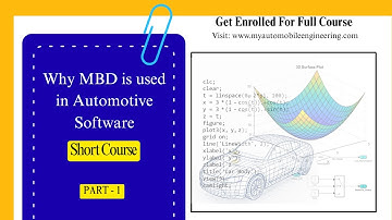 Why MBD is used in Automotive Software | MBD | MATLAB Simulink Course | Model Based Development