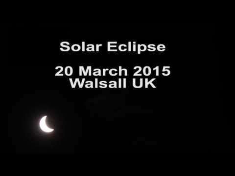Eclipse Timelapse   Walsall England 20th March 2015
