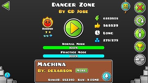 Danger Zone 100% (Harder) by Gd Jose | Lava Gauntlet |Geometry Dash