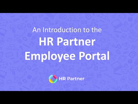 Introduction to the HR Partner Employee Portal
