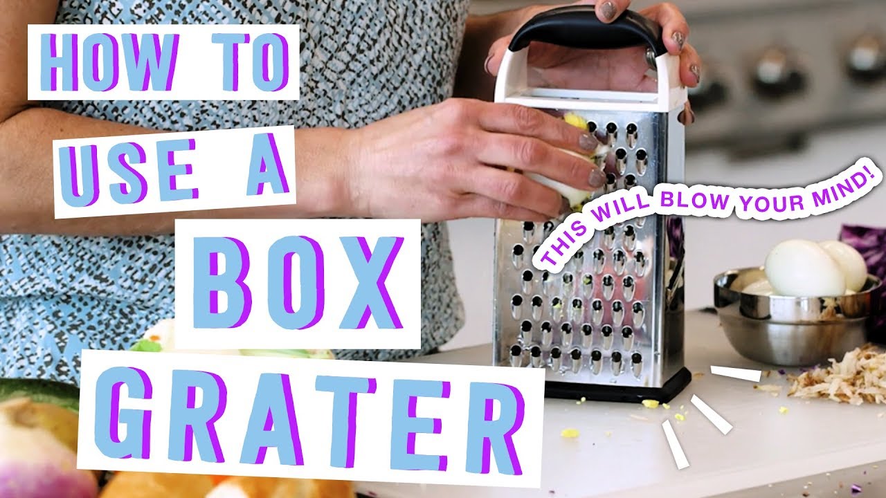 How to Use Each Side of a Box Grater