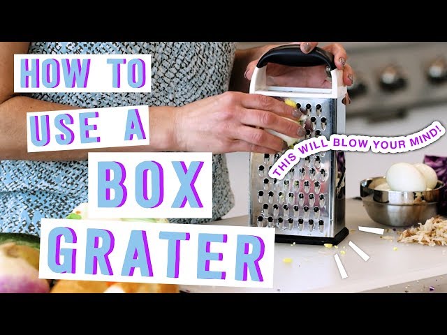 How to Use Each Side of a Box Grater