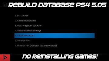 Rebuild and Repair Database for 5.05 PS4 - No Reinstalling Games Tutorial (2019)