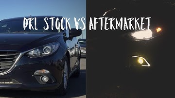 DRL LED fog light Install, Mazda 3