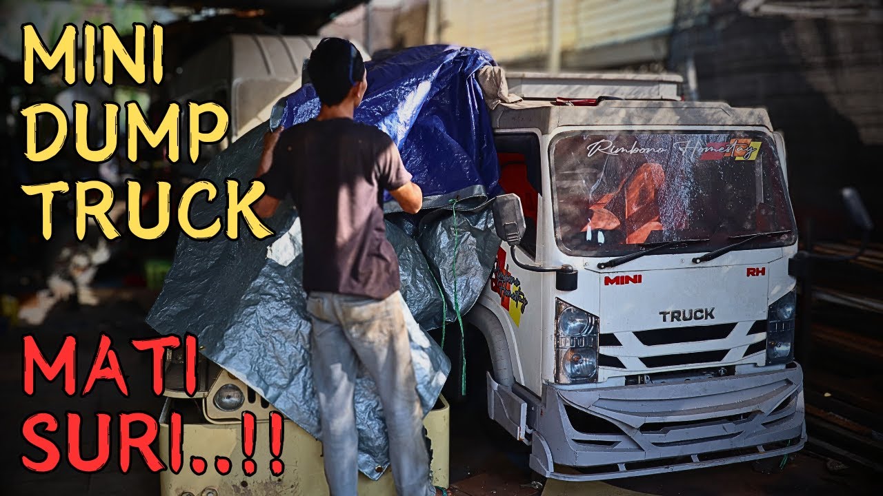 KONDISI TERAKHIR MINI DUMP TRUCK RIMBONO SETELAH SEKIAN LAMA DONGKROK