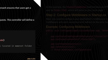 How to Display a Custom HTML Error Page in ASP.NET Core