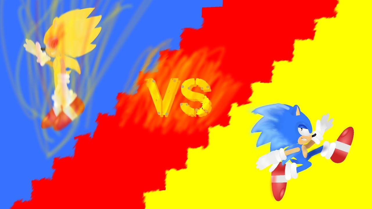 fleetway sonic vs classic sonic - YouTube