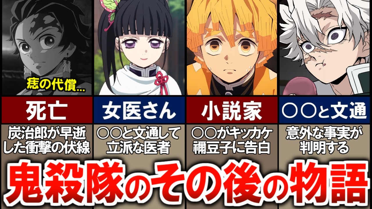 【鬼滅の刃】最終話の後に炭治郎たちは何をしていた?!ファンブックで明かされた無惨討伐後の鬼殺隊！【ゆっくり解説】