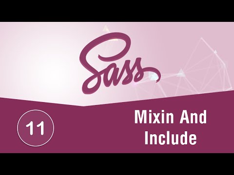 Learn SASS In Arabic 2021 - #11 - Mixin And Include