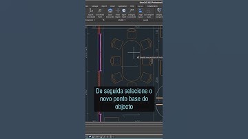 Como alterar o ponto base de objectos com o Change Base no GstarCAD!