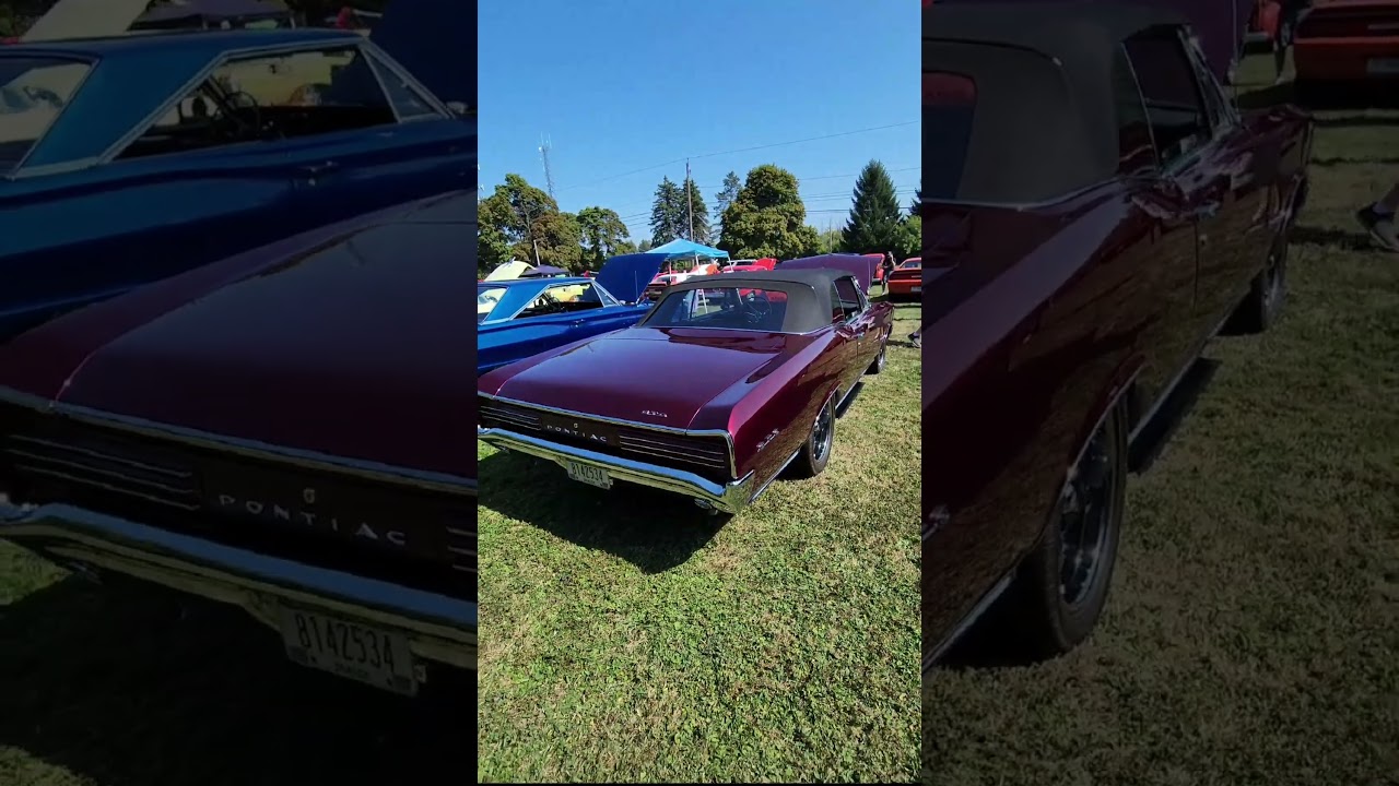 1966 Pontiac GTO at the Toys for Tots car show #oldpontiac #vintagepontiac #gto #toysfortots