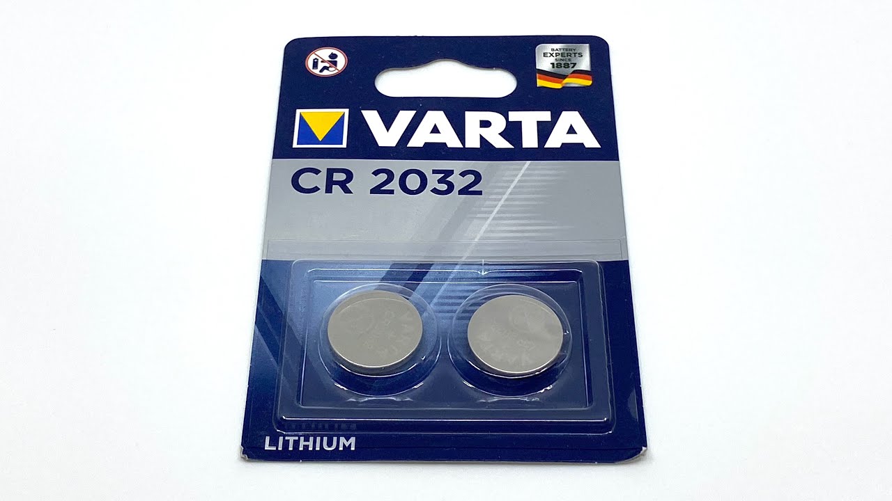 Varta CR 2032 Coin Cell Button Lithium Battery / Pile Bouton