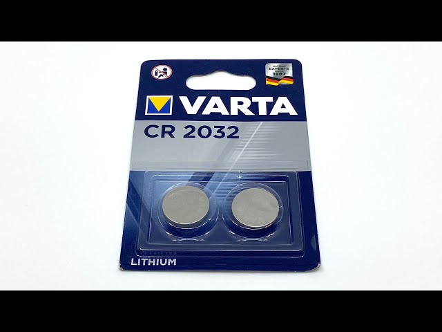VARTA CR2032 4 Piles Bouton Au Lithium Instructions