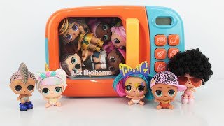 BONECA LOL SURPRESA NO MICROONDAS MAGICO DE TRANSFORMAÇÃO - BONECAS E NOVELINHAS