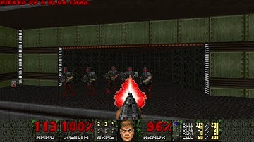 Doom 2 - 1000 Lines 3 Community Project (Map 3: Lower City Grime) UV-Max (Map Author: Liberation)