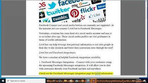 Integrate LiveChat with Social media (2023 Updated)