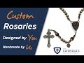 Custom Wood Rosary - Designed by you, Handmade by us!