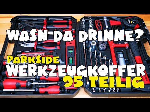Was - ist - 95-teilig Werkzeugkoffer, Lidl drin? PARKSIDE® YouTube