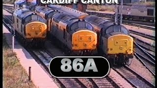 Railways. British Railways Cardiff Canton Depot Past and Passing