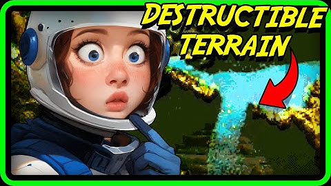 Devlog 2024 | Destructible Terrain | Pixel Art Games | The Making of Moons of Darsalon - EP5