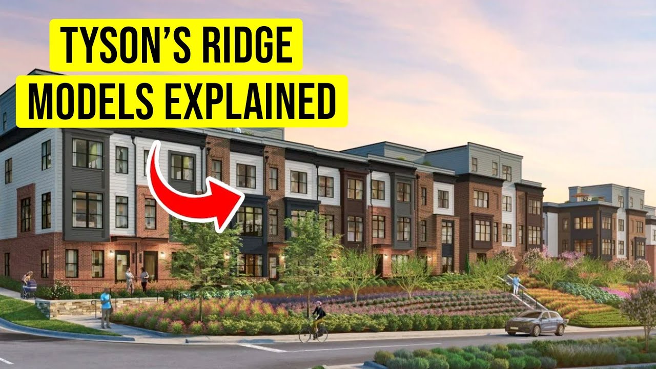 Tyson's VA Hot New Luxury 35 BED Townhomes EYA Tysons Ridge Explained