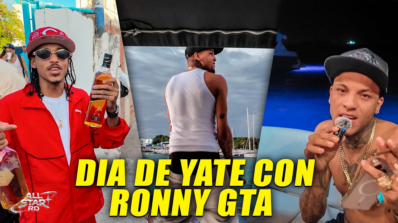 🚤💸 RONNY GTA CELEBRANDO SU FIRMA MILLONARIA EN DÍA DE YATE CON 💸🚤 #RonnyGTA