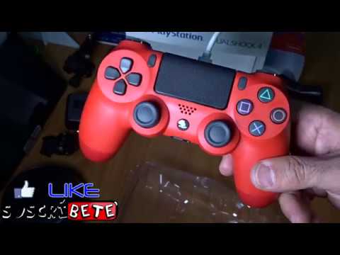  Mando inalámbrico oficial de sony Playstation 4 PS4 DualShock 4  rojo : Videojuegos