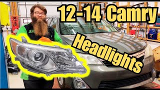 12-14 Toyota Camry Headlight Assembly Replacement