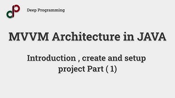 MVVM Architecture in JAVA | ROOM | Introduction ,create and setup project ( Part 1 )