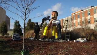 Leonard Peltier Statue at American University