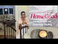 New summer entry  decorate with me  homegoods shopping  haul