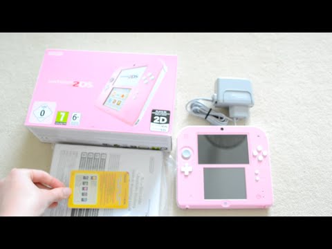 Nintendo 2DS Pink kirby edition review/unboxing - YouTube
