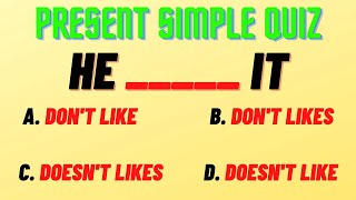 Present Simple Grammar Test  How Well Do You Know the Present Simple? |English MasterClass|