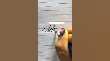 How To Write ‘November’ Using A Pencil