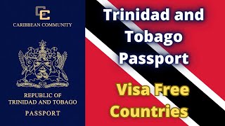 Trinidad and Tobago Passport Visa Free Countries (2023)