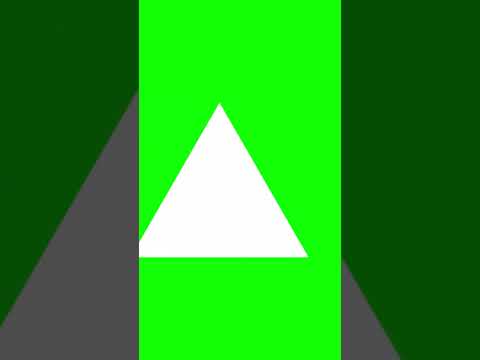 White Triangle Green