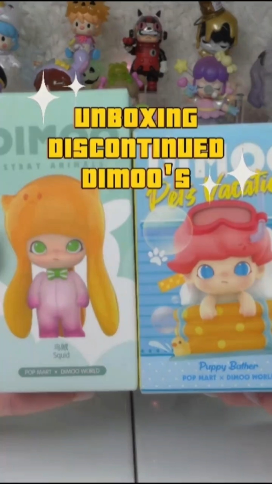 👾UNBOXING DISCONTINUED DIMOO'S!! #unboxing #viral #blindbox
