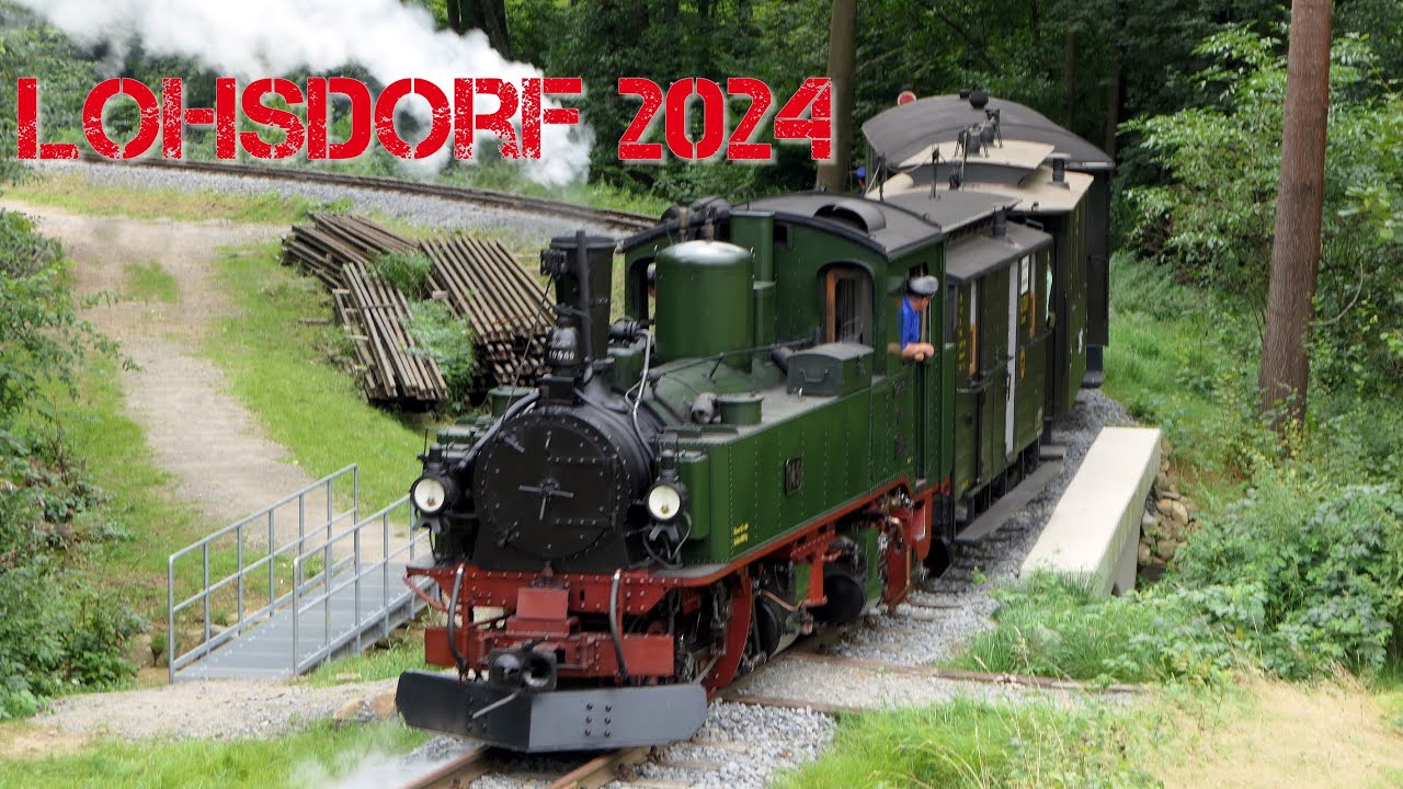 Lohsdorf 2024 - Das Bahnhofsfest zur Feier der Streckenerweiterung der Schwarzbachbahn