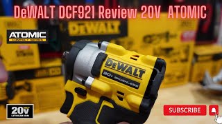 Dewalt ATOMIC™ 20V MAX* 1/2 in. Cordless Impact Wrench with Hog Ring Anvil DCF921B 🎁