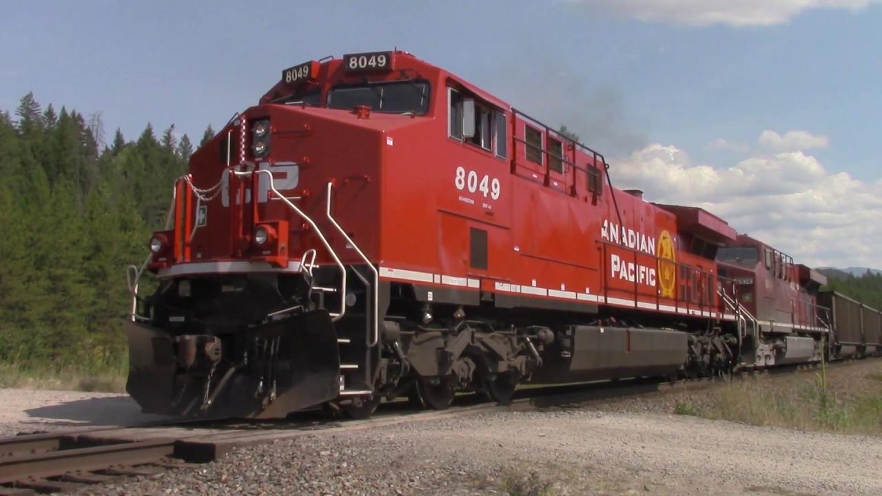 Canadian Pacific Sulphur (CP 601) West at Caithness, BC!