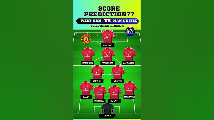 WEST HAM vs MANCHESTER UNITED Lineups & Starting XI🔴⚪ #epl