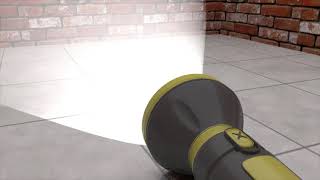 torch light 3d animation